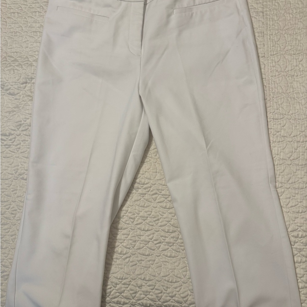 Chico's Elegant Cream Trousers - Picture 4 of 7